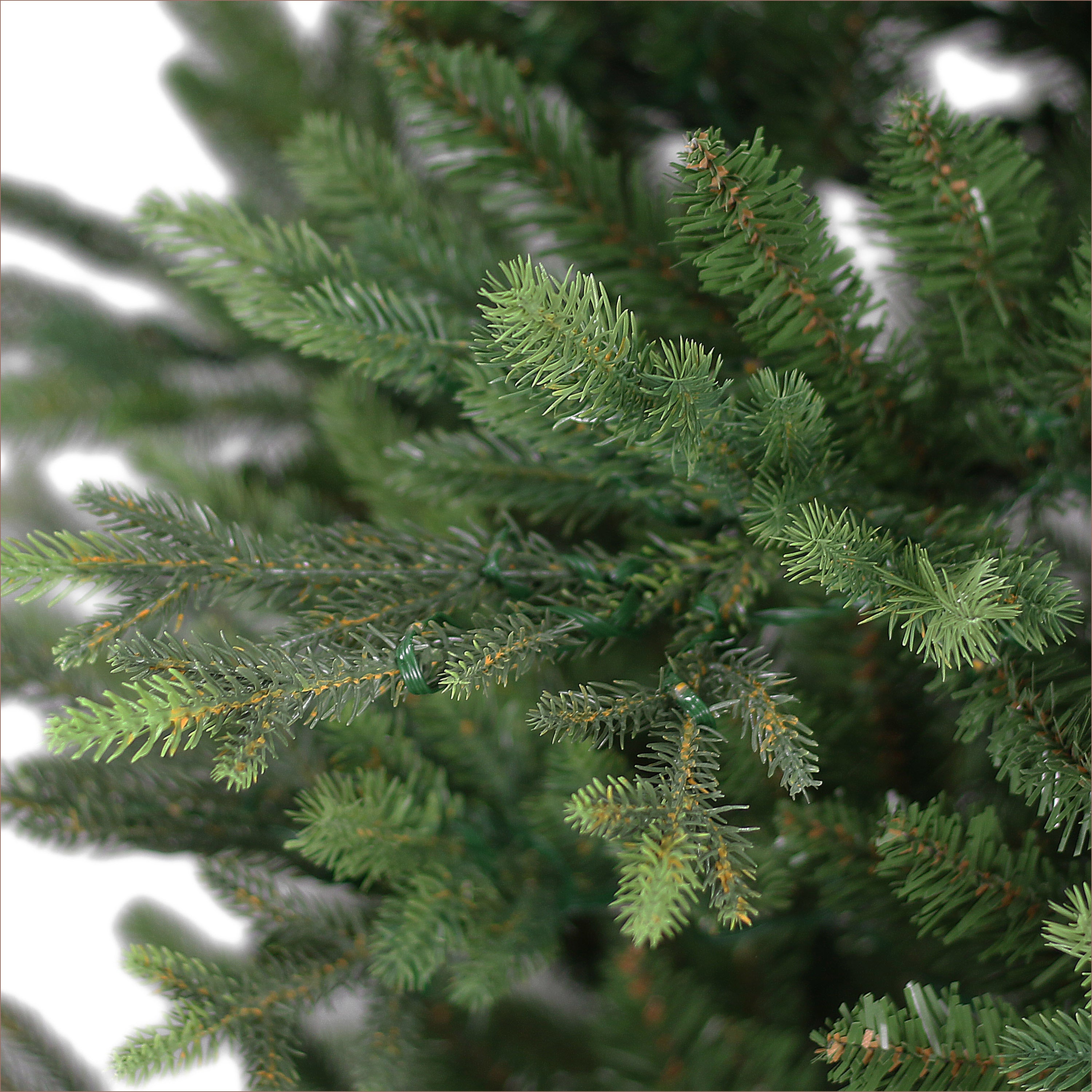 7.5ft Pre-Lit Slim Alberta Spruce Tree